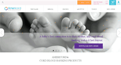 Desktop Screenshot of americordblood.com