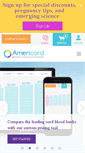 Mobile Screenshot of americordblood.com